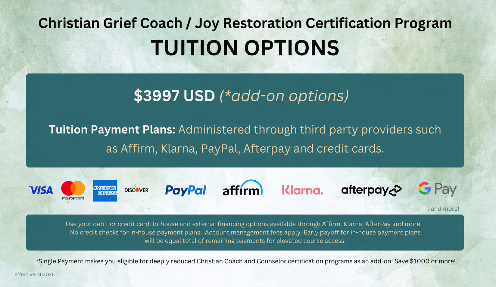 Practitioner track w blueprint program tuition 063026